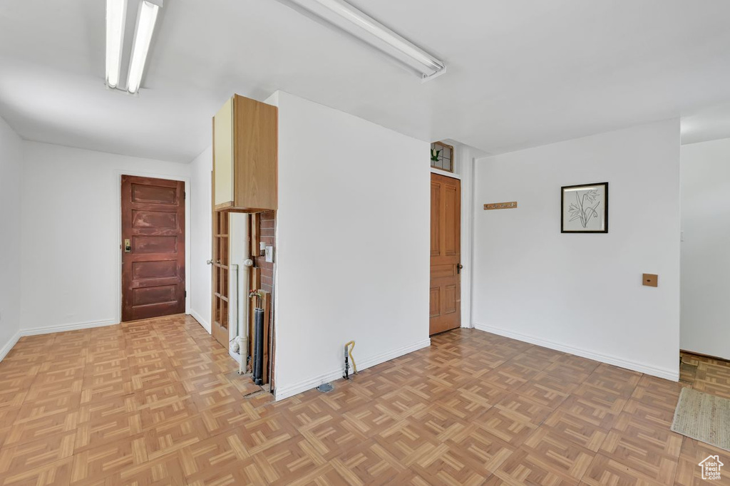 Empty room with baseboards