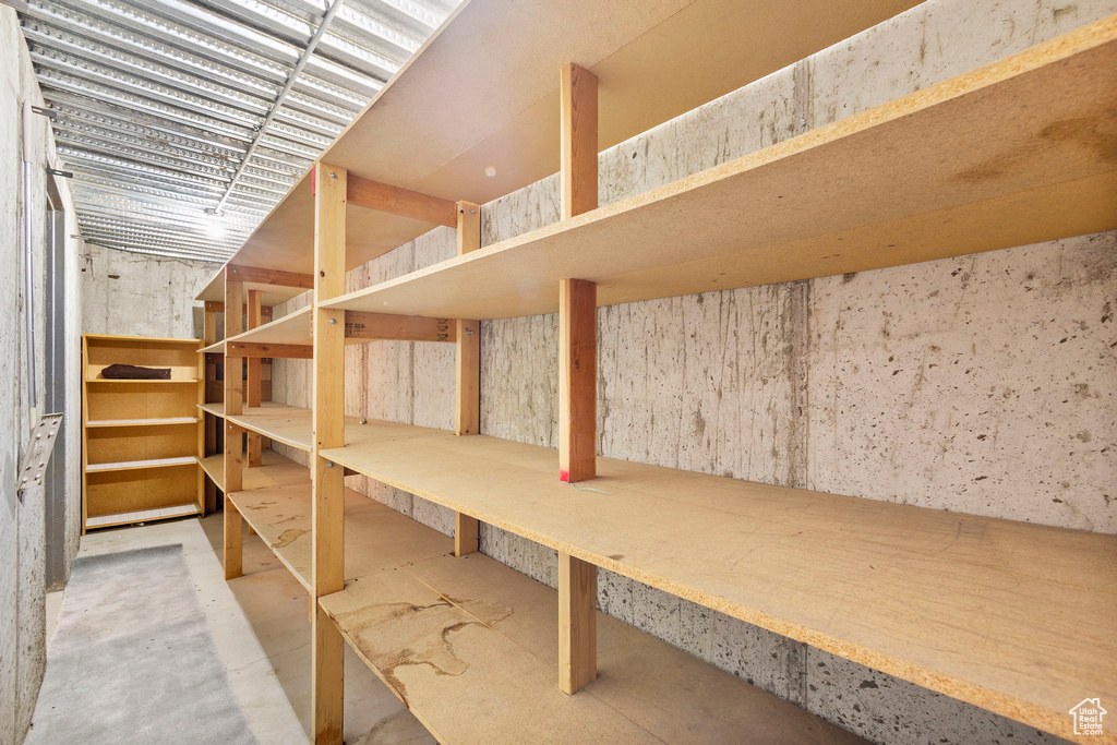 View of storage area