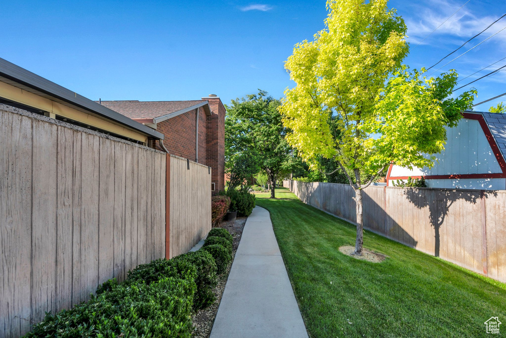 View of yard