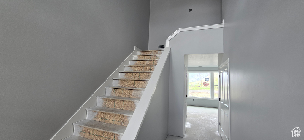 View of stairs