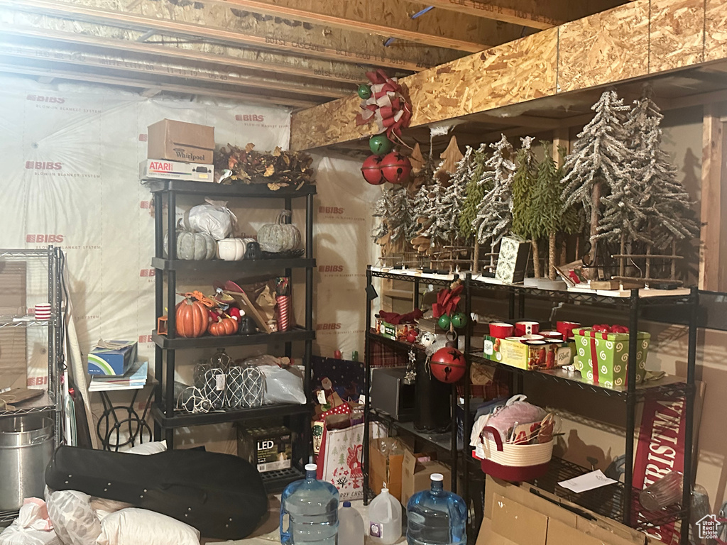 View of storage room