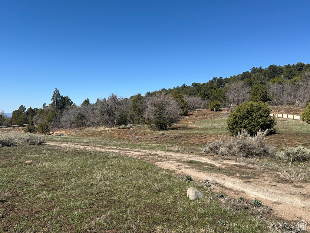 Exterior space with a rural view