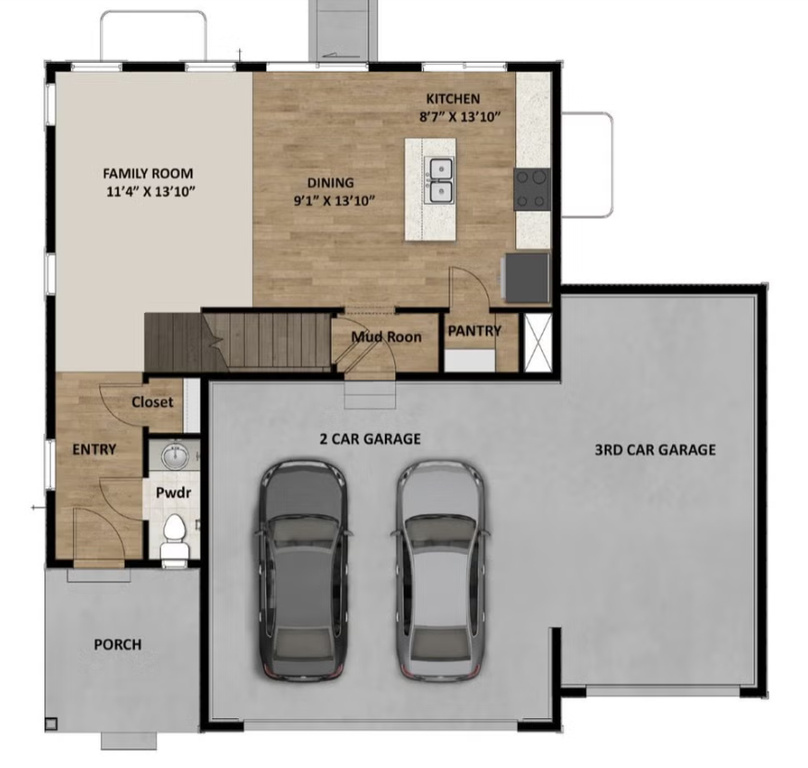 View of layout