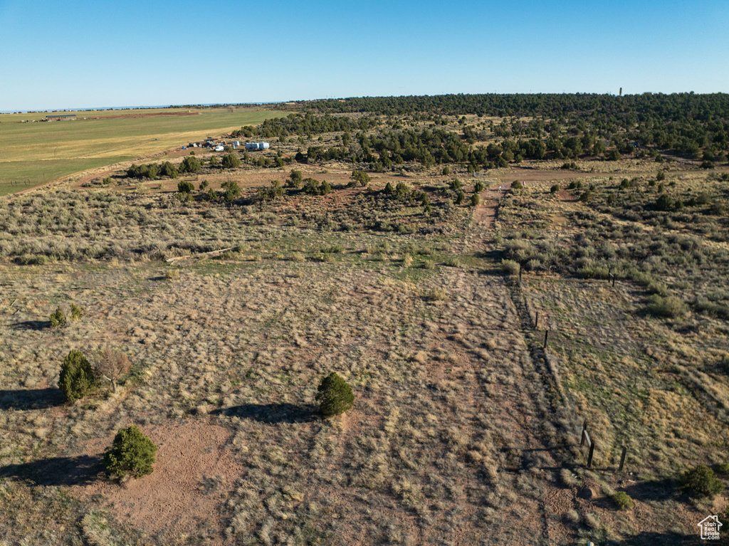 Drone / aerial view featuring a rural view