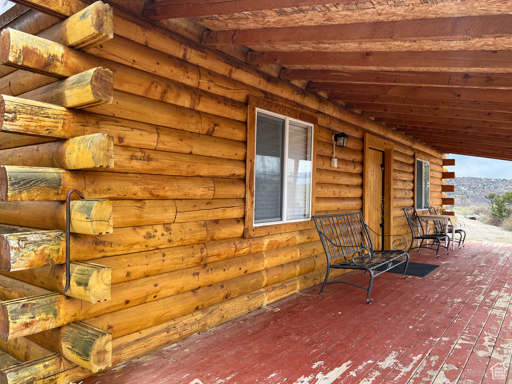 View of patio