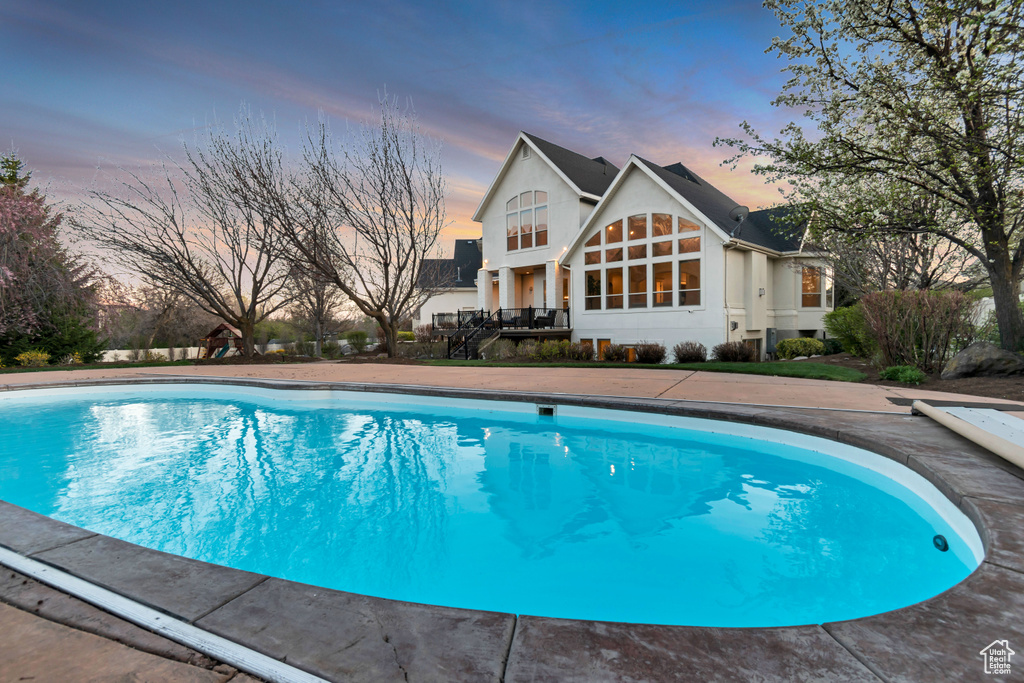 View of pool
