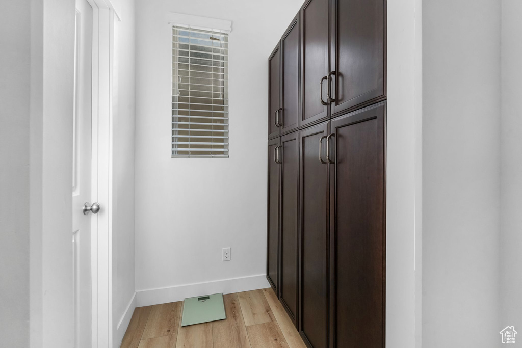 Interior space featuring light wood-style floors