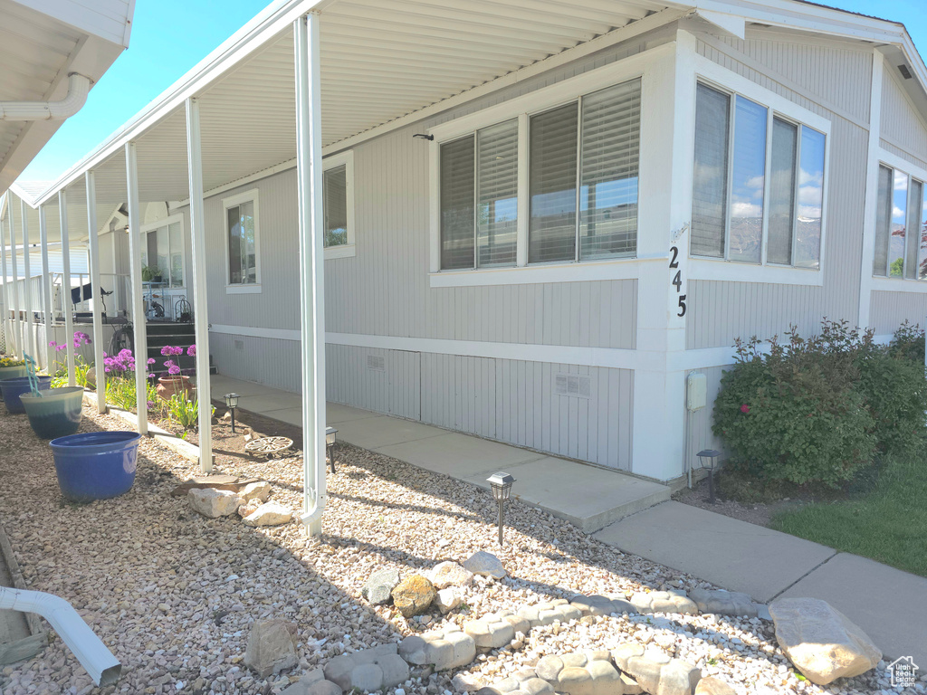 View of property exterior