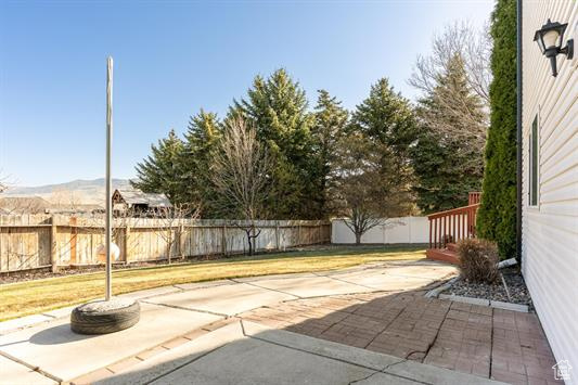 View of patio / terrace with a fenced backyard