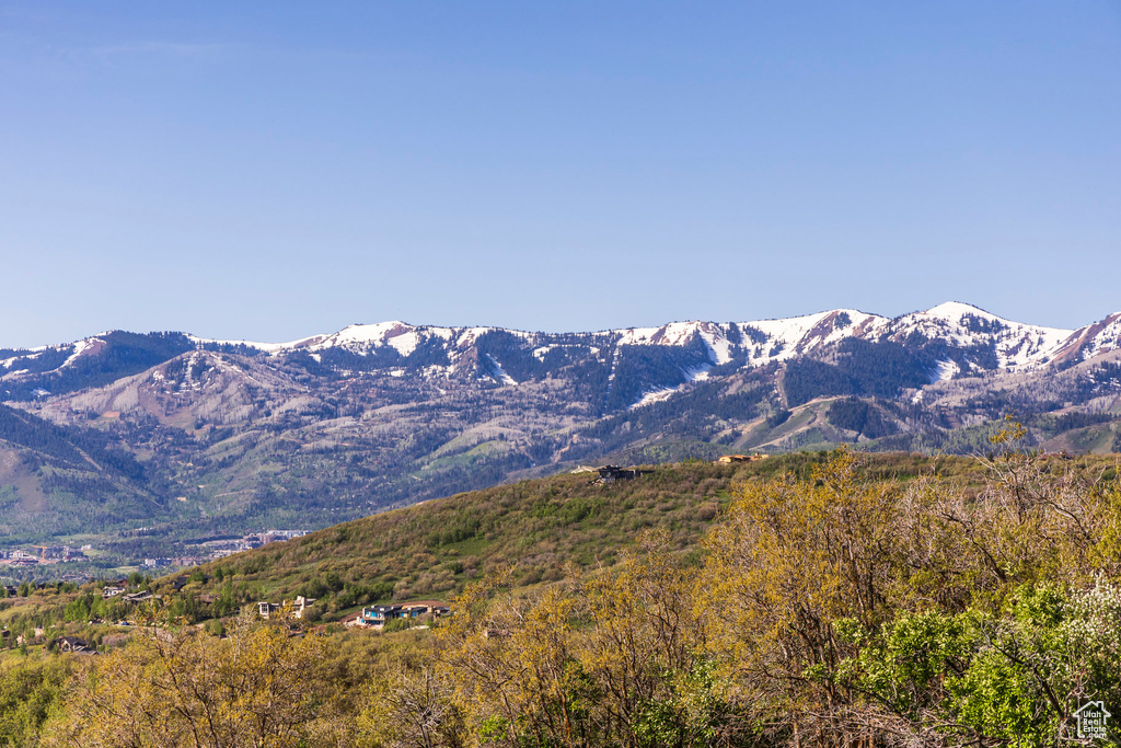 View of mountain background