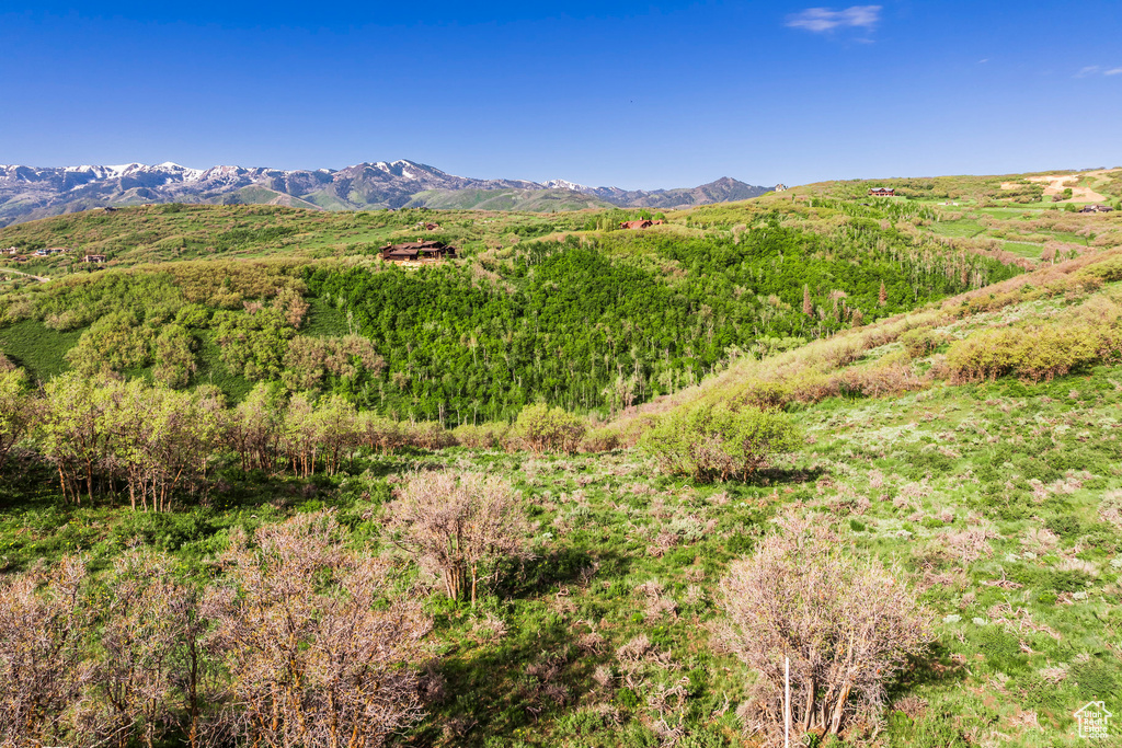 View of mountain backdrop