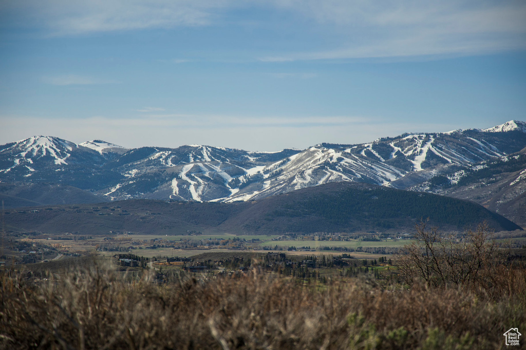 View of mountain background