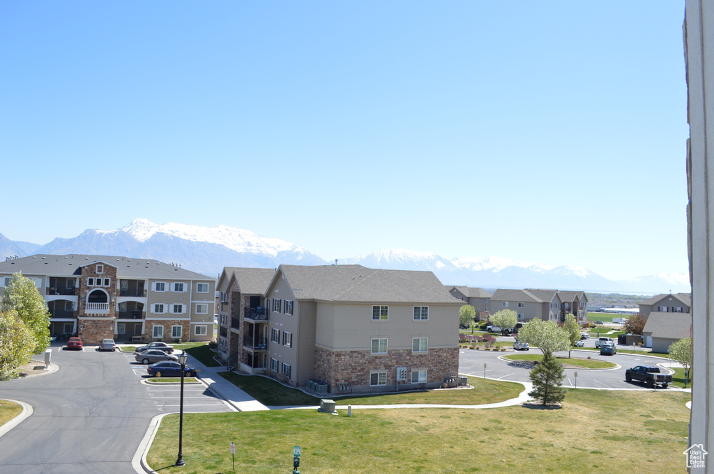 Exterior space featuring a residential view