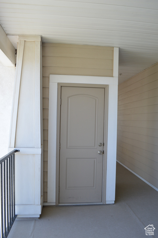 View of entrance to property