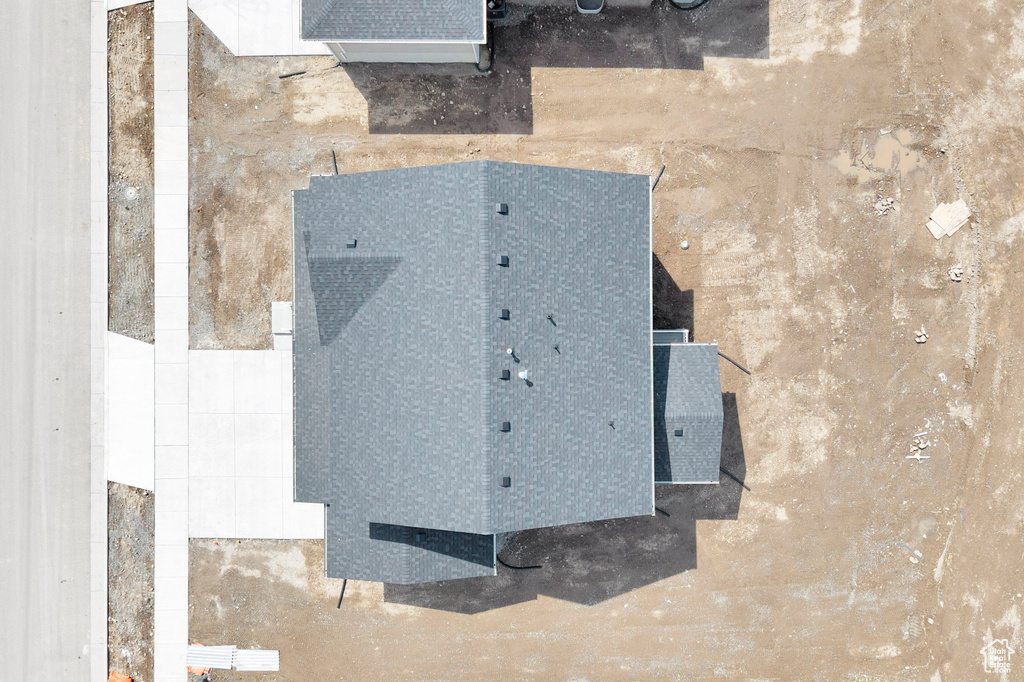 View from above of property