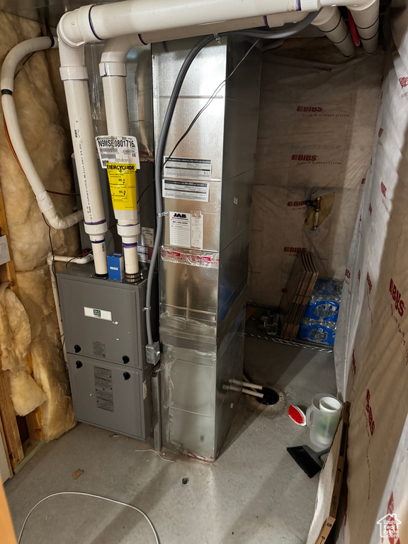View of utility room