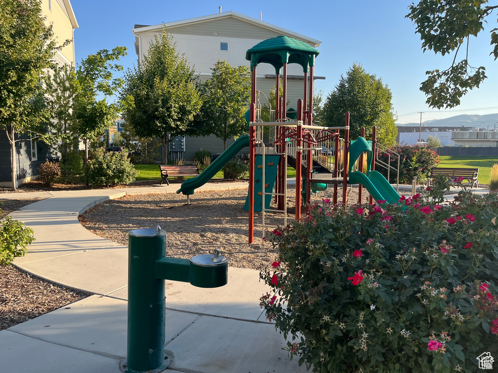 View of community playground
