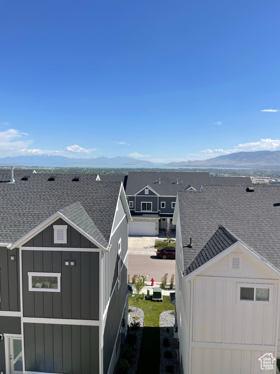 Aerial view of mountains