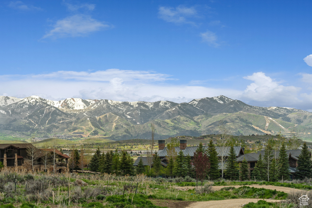 View of mountain backdrop