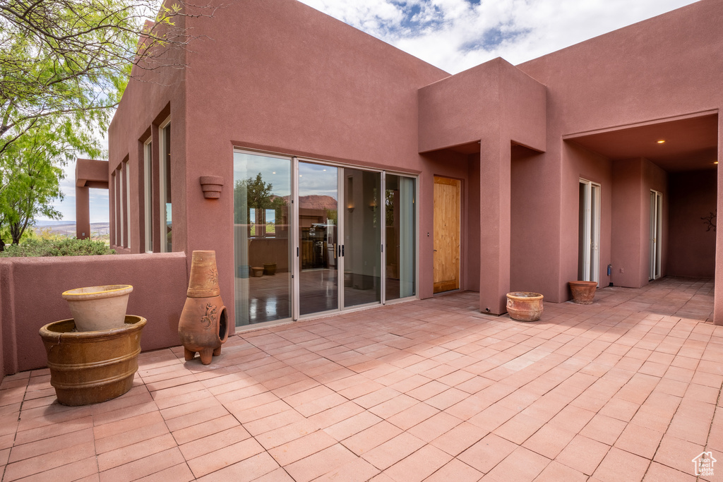 View of patio