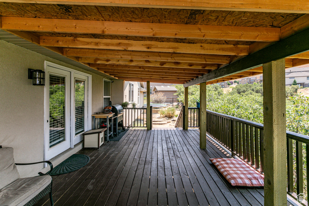 View of deck