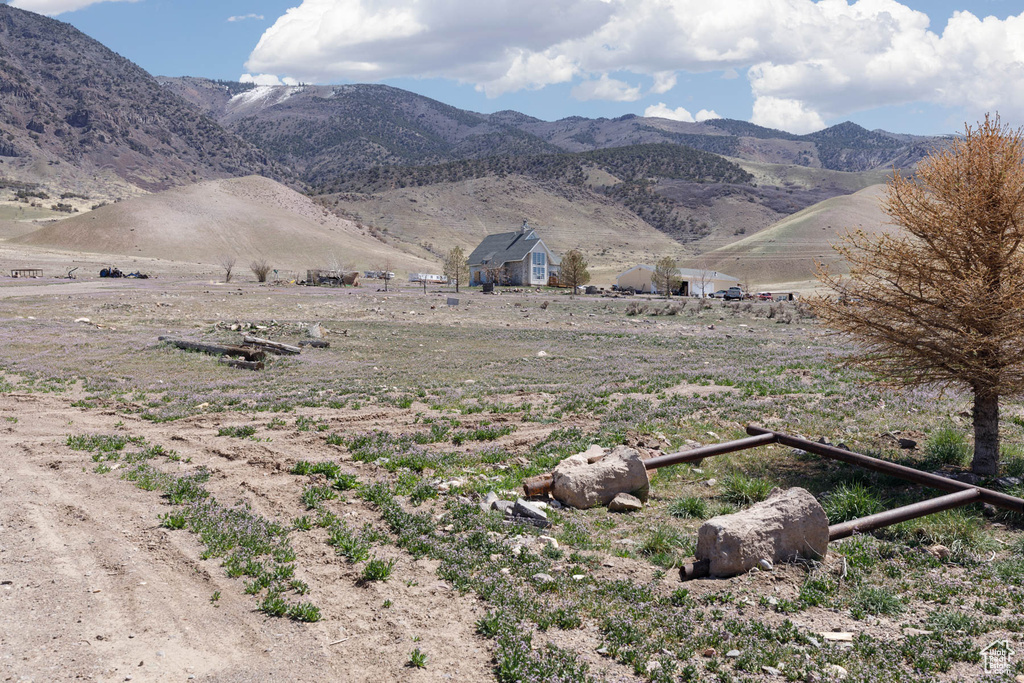 View of mountain feature featuring a rural view