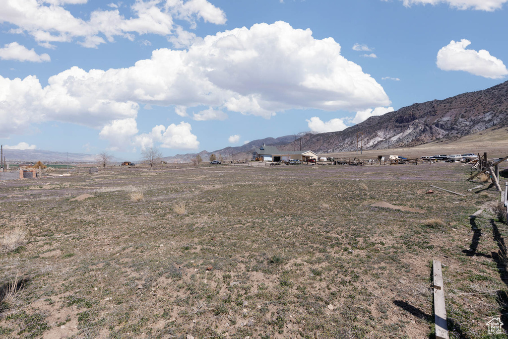 Property view of mountains featuring a rural view
