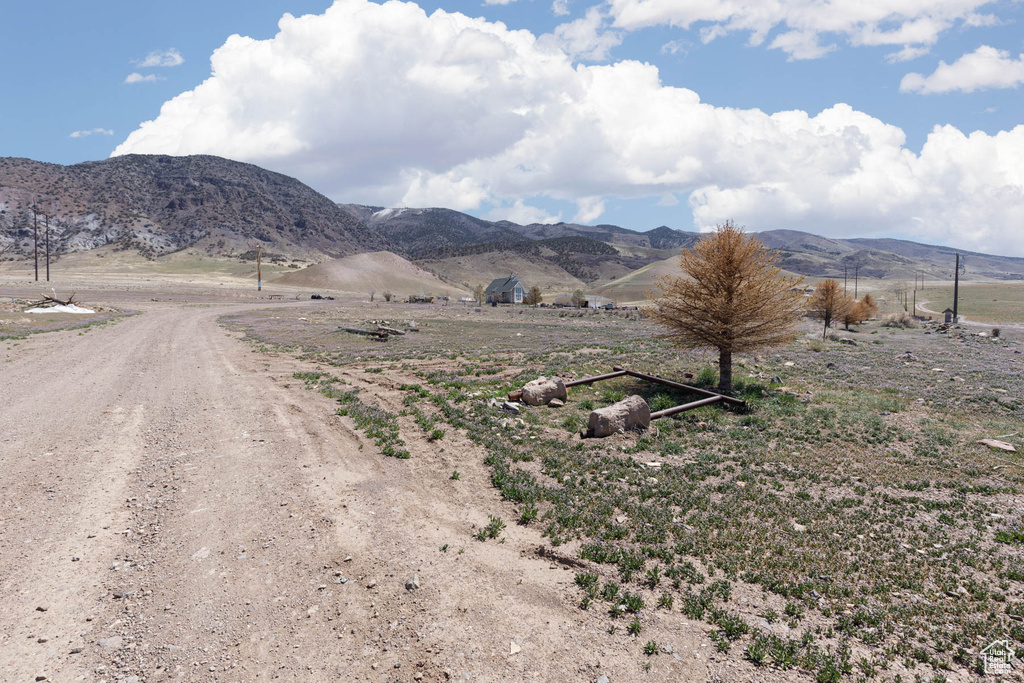 Mountain view with a rural view