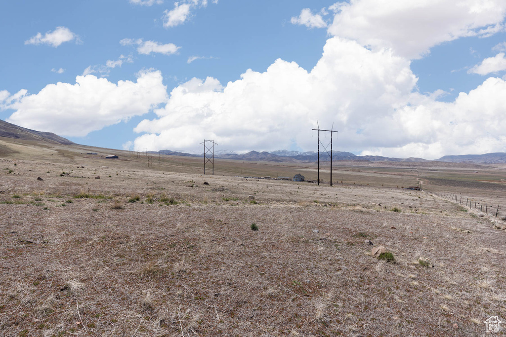 Mountain view with a rural view