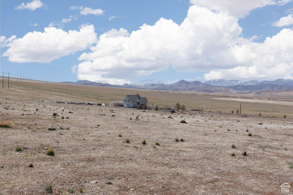 Mountain view with a rural view