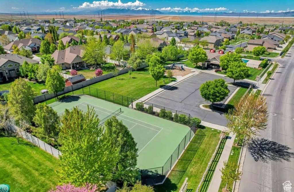 Drone / aerial view featuring a residential view