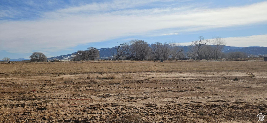 Mountain view with a rural view