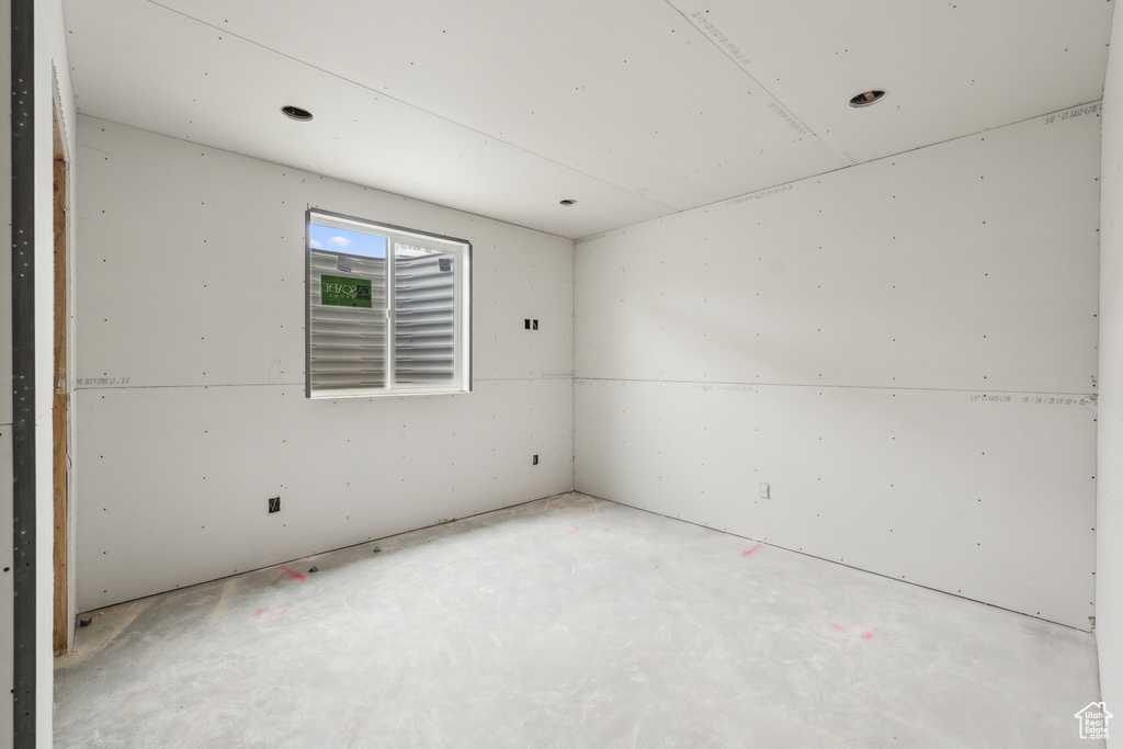 View of spare room