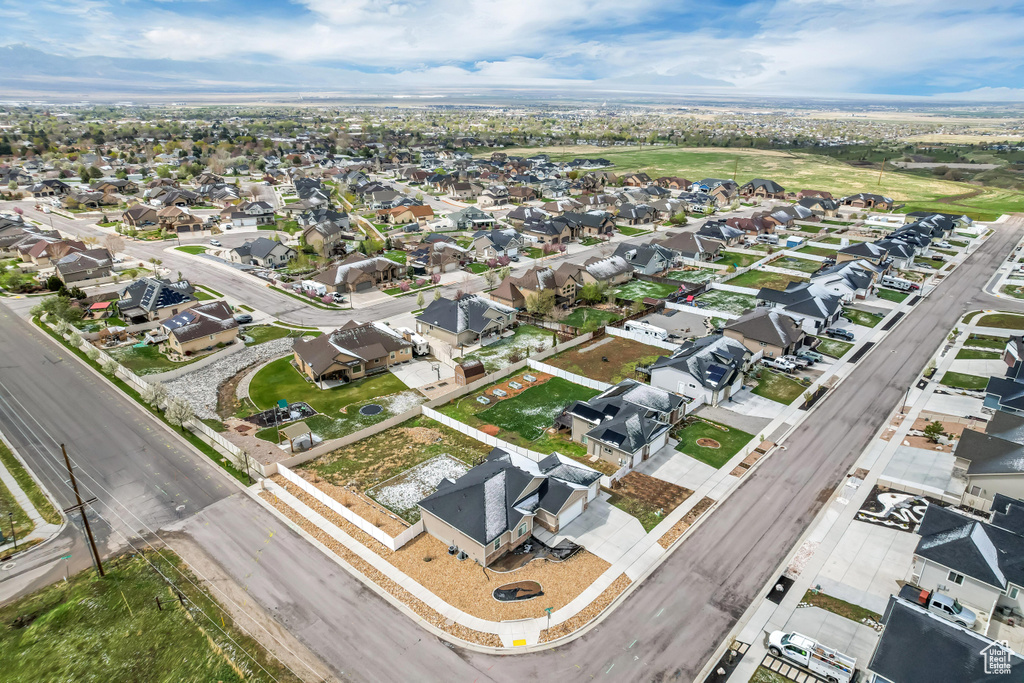 Drone / aerial view featuring a residential view