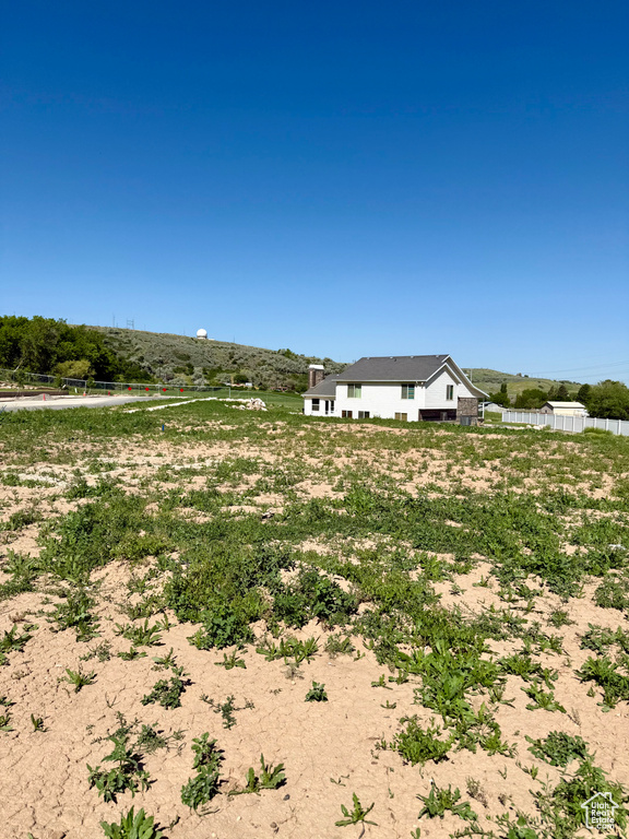 View of yard featuring a view of rural / pastoral area