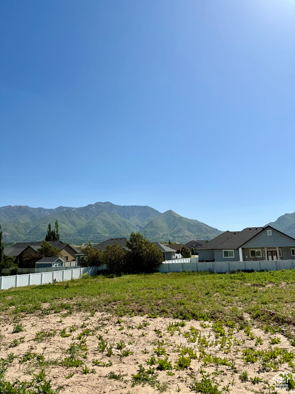 View of mountain background