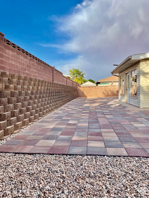 View of patio / terrace featuring a fenced backyard
