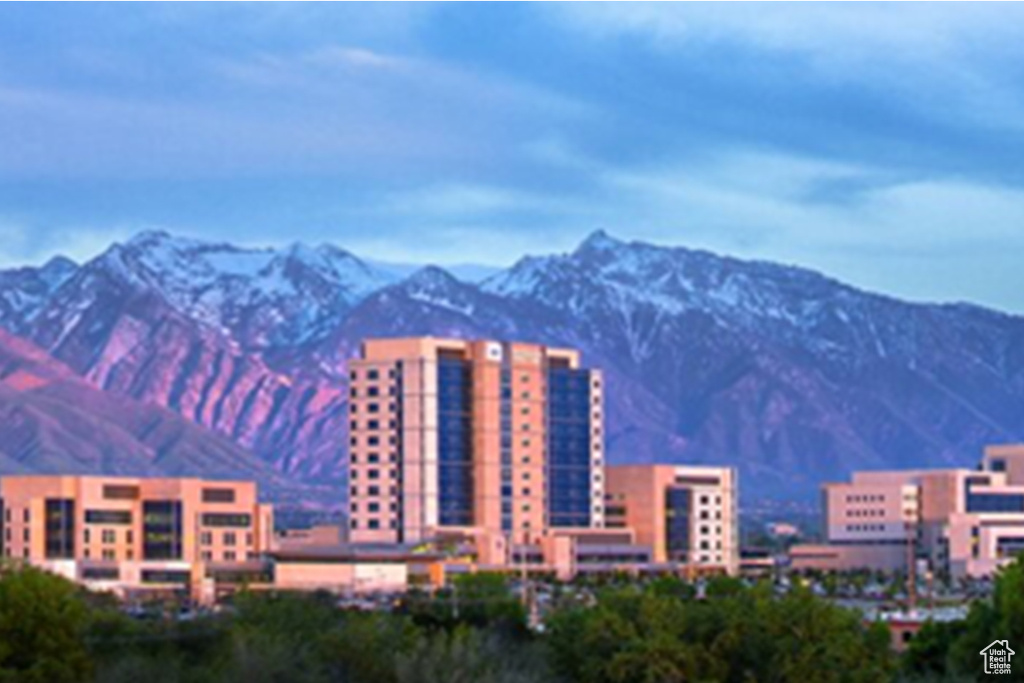 View of mountain background