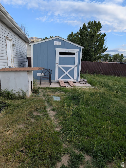 View of shed