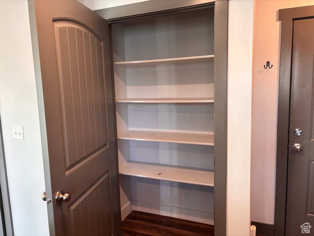 View of closet