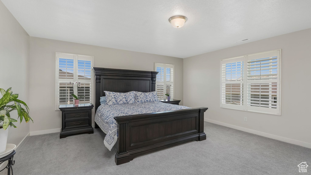 Bedroom featuring baseboards and carpet flooring