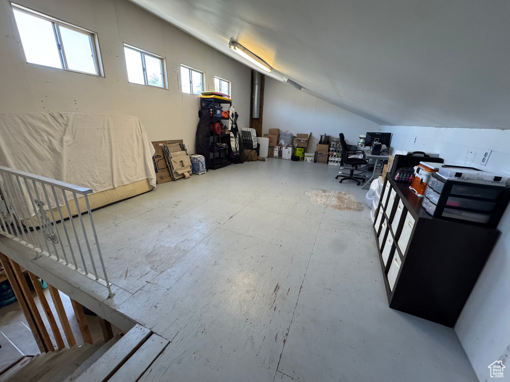 View of basement