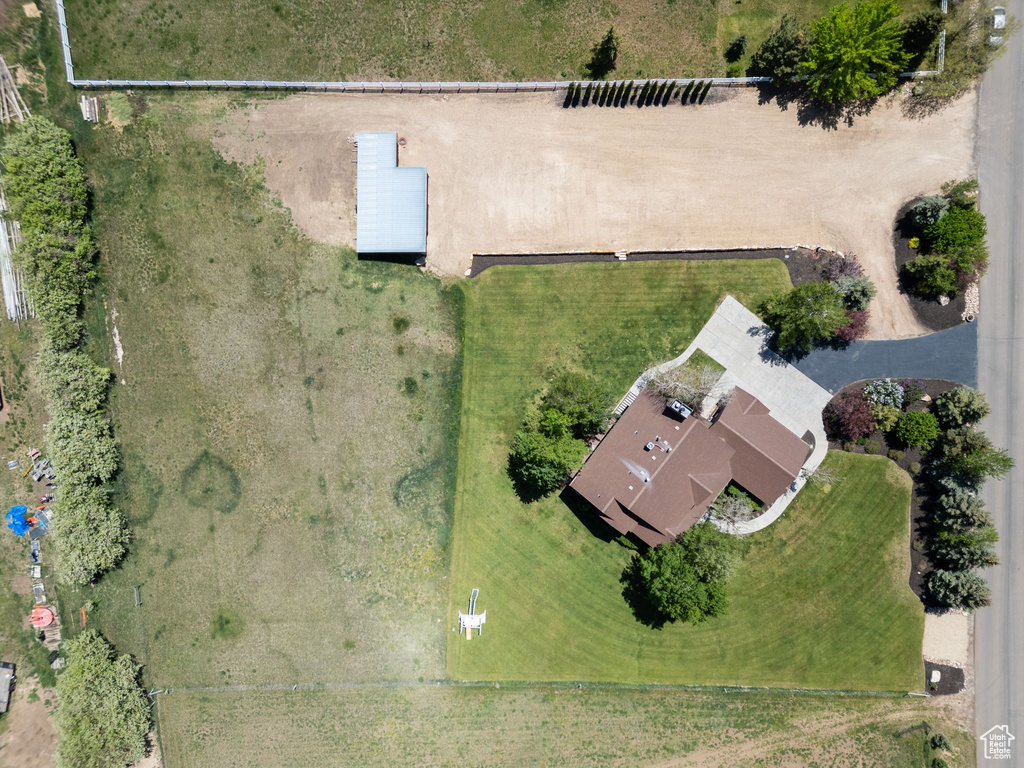 Aerial view of property's location