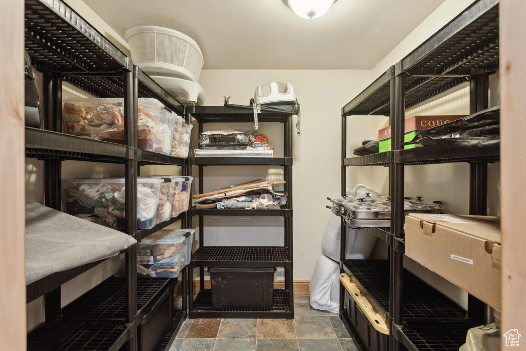 View of storage room