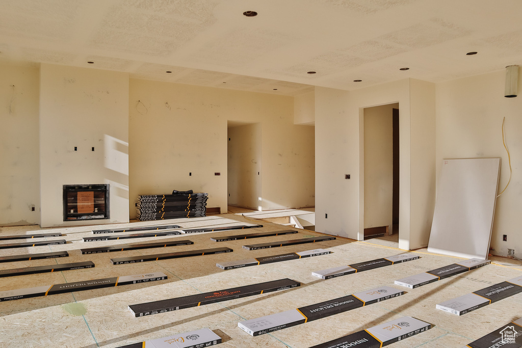 View of unfurnished living room