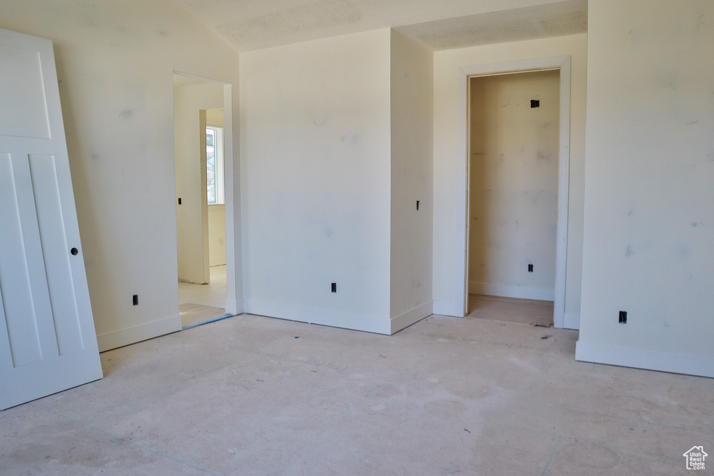View of unfurnished bedroom