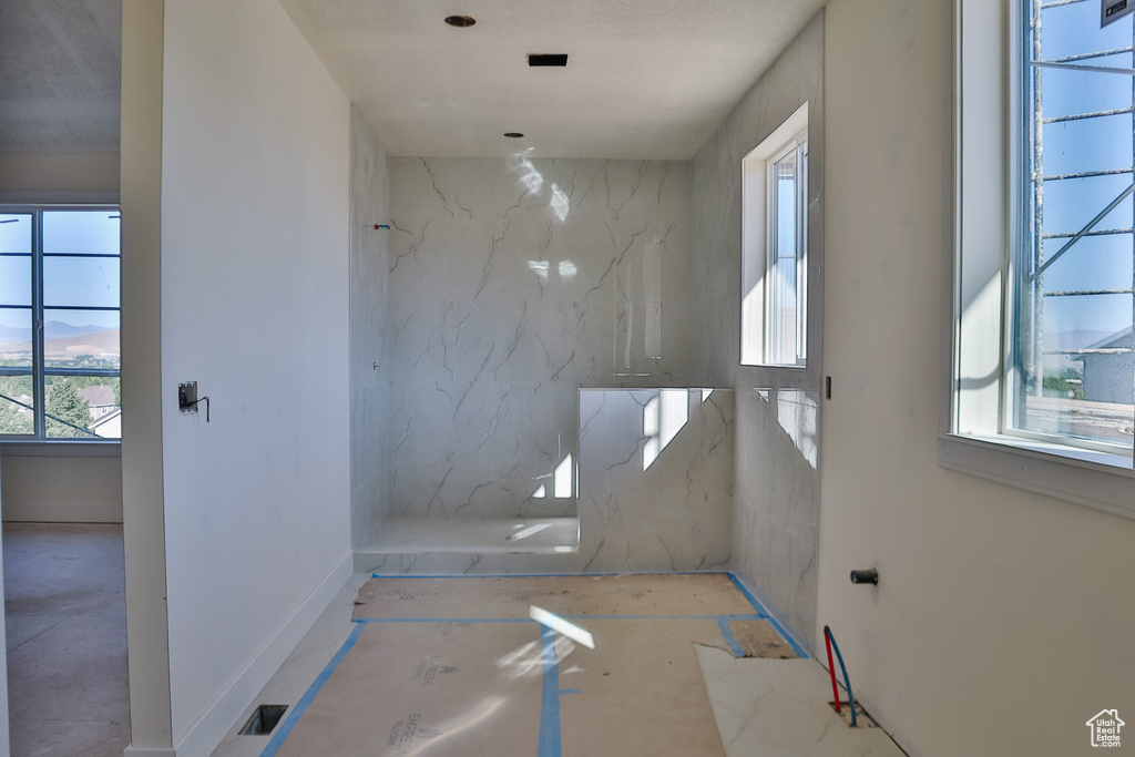 Bathroom with baseboards