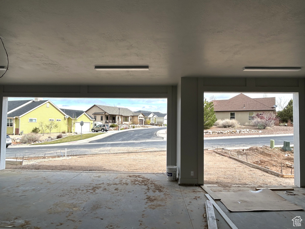 Exterior space with a residential view
