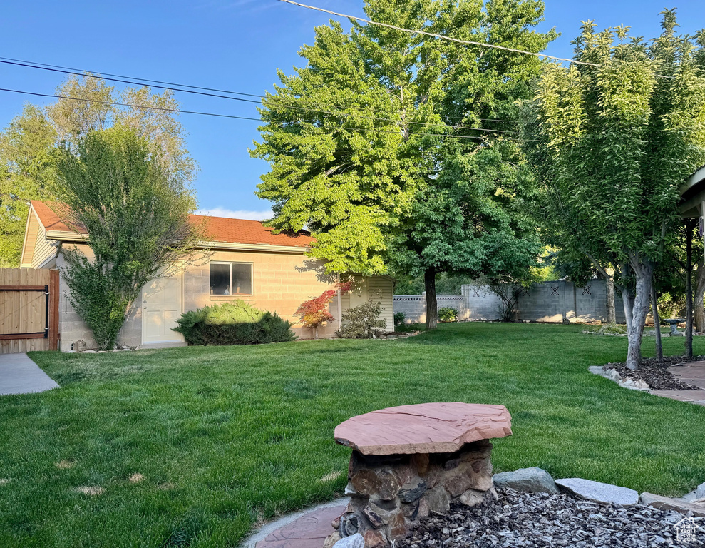View of yard