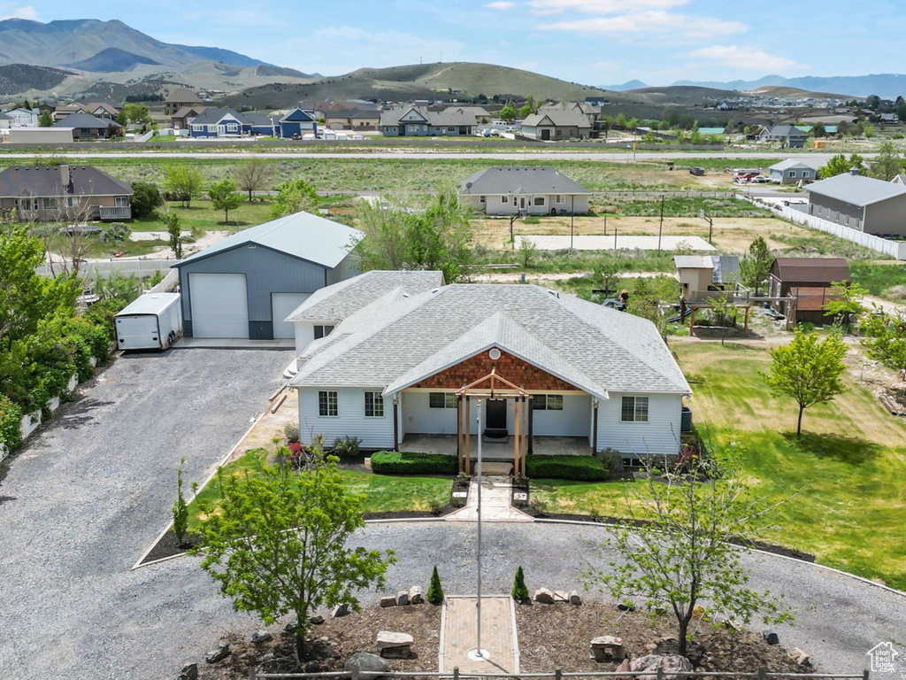 Bird\\\\\\\\\\\\\\\\\\\\\\\\\\\\\\\'s eye view featuring a residential view and a mountain view
